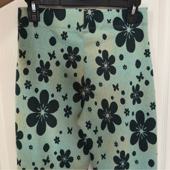 Urban Outfitters Bryn Flower Power Vintage Retro Soft Flare Pants Size Medium - Picture 4 of 4